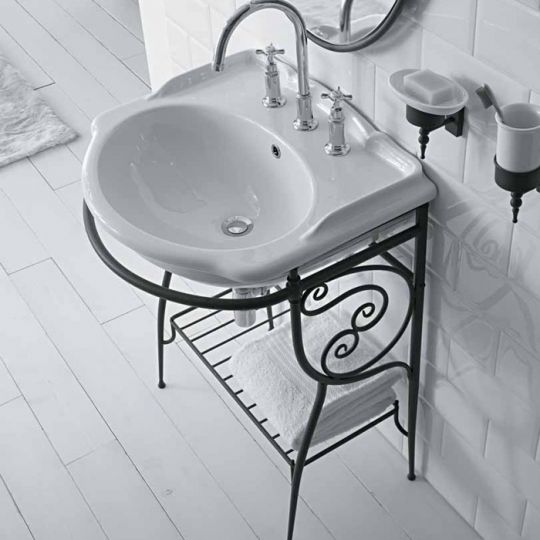 Раковина Globo Paestum PA028 75 х 55 PA028 BI схема 2