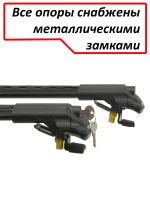 Багажник на крышу Volkswagen Tiguan, Turtle Air 1, аэродинамические дуги на рейлинги (черный цвет)
