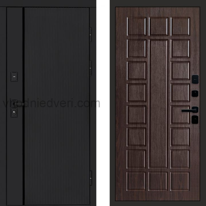 Входная дверь Termo-door Урбан Black - Престиж Венге
