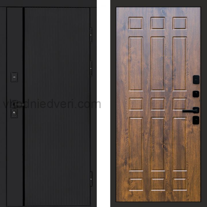 Входная дверь Termo-door Урбан Black - Спарта Дуб
