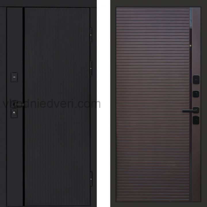 Входная дверь Termo-door Урбан Black - Porte Шоколад