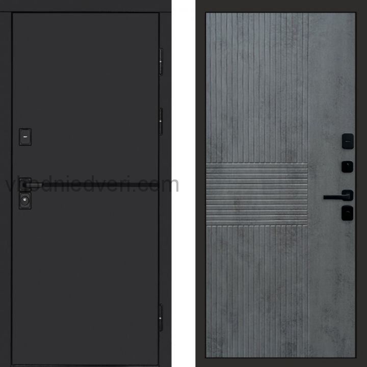 Входная дверь Termo-door Тренд Black - Мастино Бетон темный