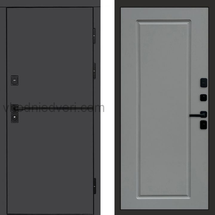 Входная дверь Termo-door Тренд Графит - Гранд Грей софт