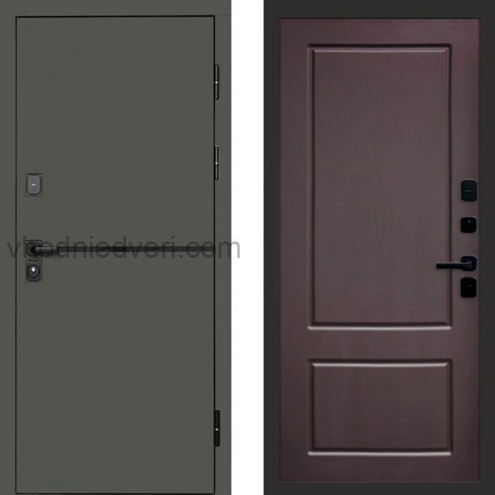 Входная дверь Termo-door Тренд Грин - Марсель Шоколад