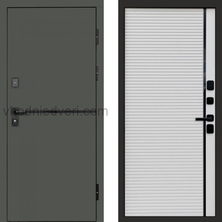Входная дверь Termo-door Тренд Грин - Porte white