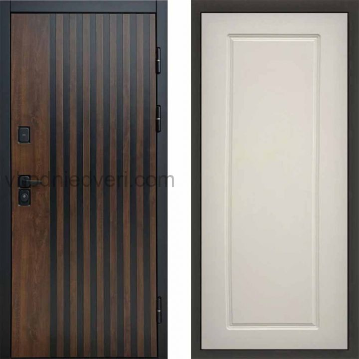 Входная дверь Termo-door Кантри - Гранд Слоновая кость