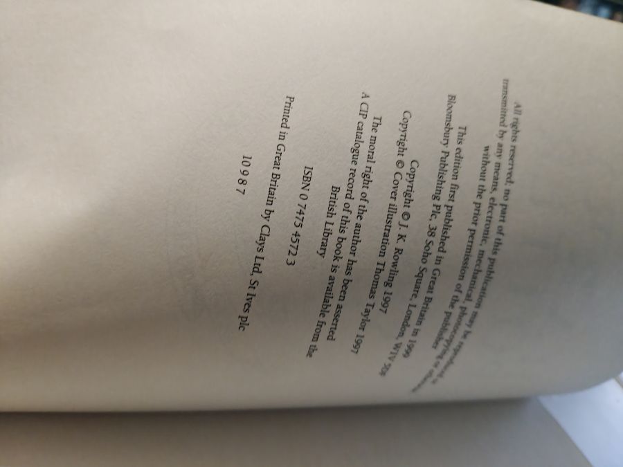 Harry Potter and the philosopher's stone deluxe делюкс тираж 7