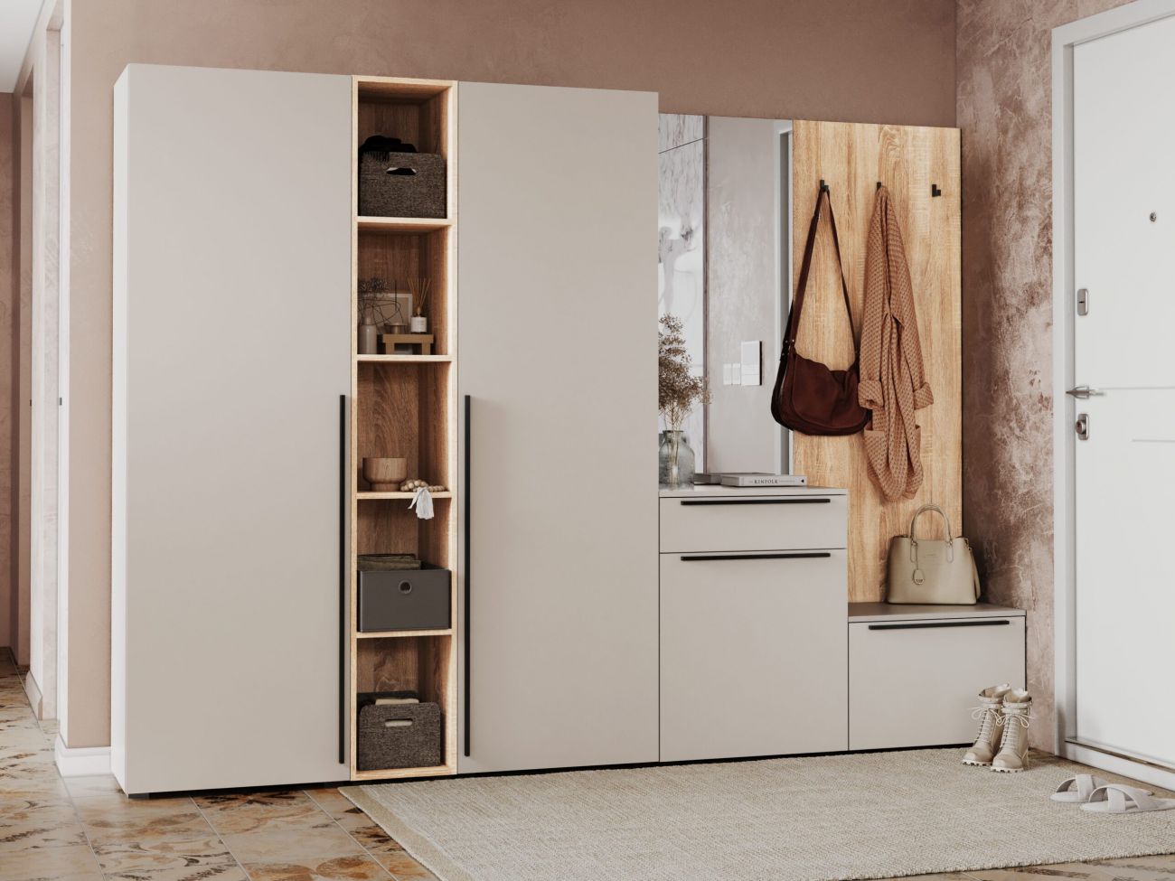 Стеллаж "Люмьер" дуб сонома