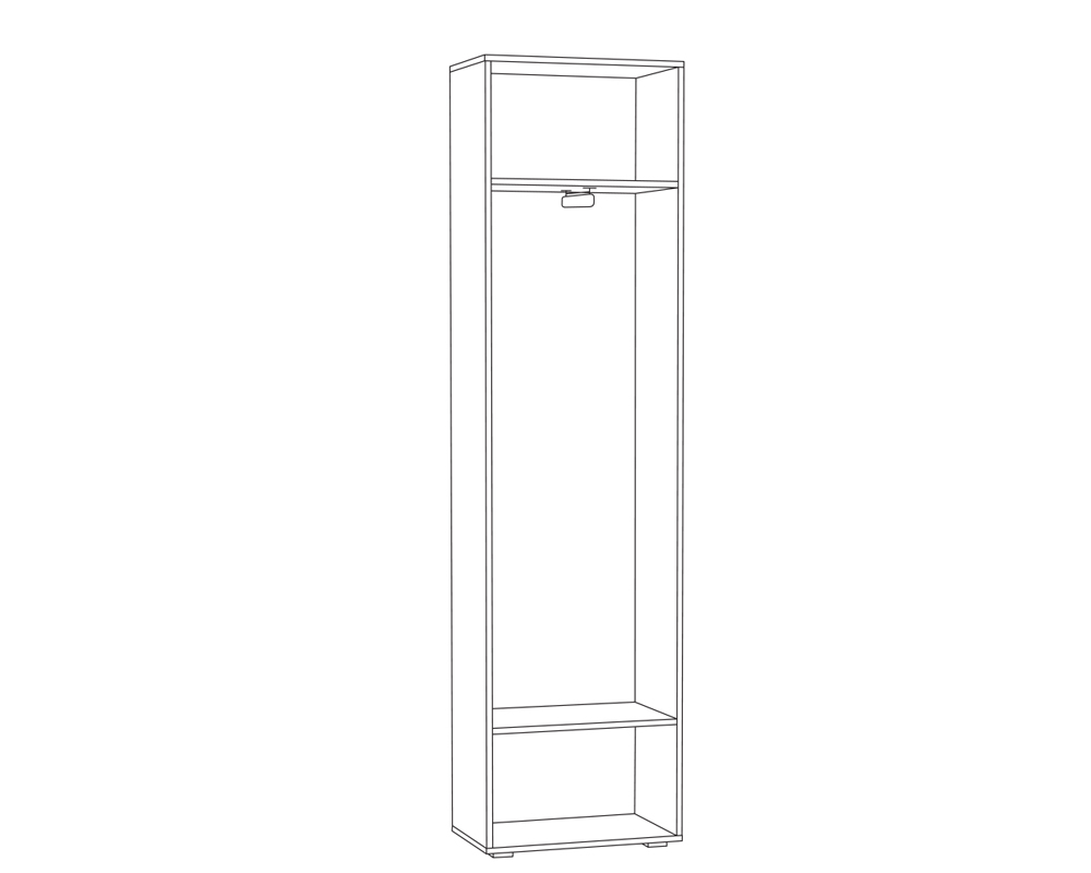 Лайн Шкаф для одежды 08.122