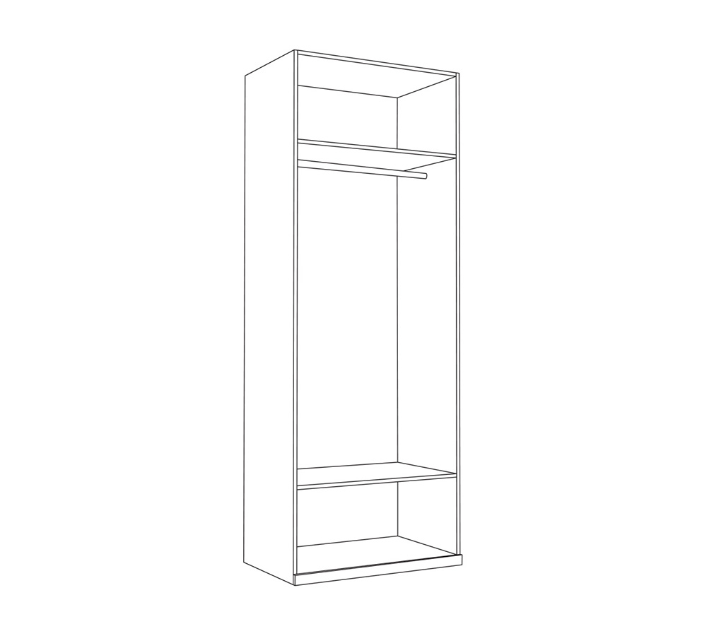 Валенсия шкаф для одежды 13.329