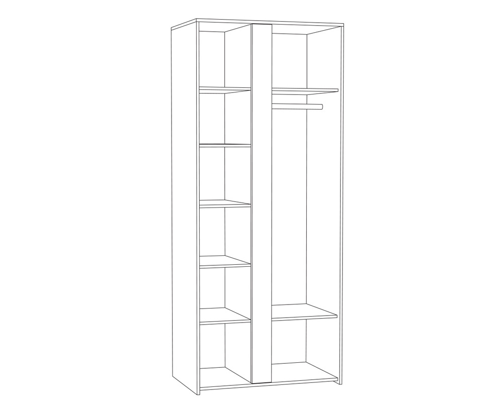 Трувор спальня 3 Дуб Гранж Песочный/Интра