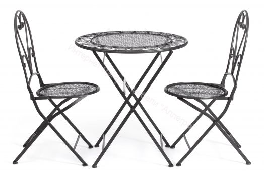 Стол Secret De Maison Patio (PL08-11139) стальной сплав, черный