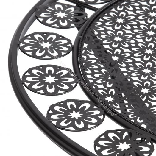 Стол Secret De Maison Patio (PL08-11139) стальной сплав, черный