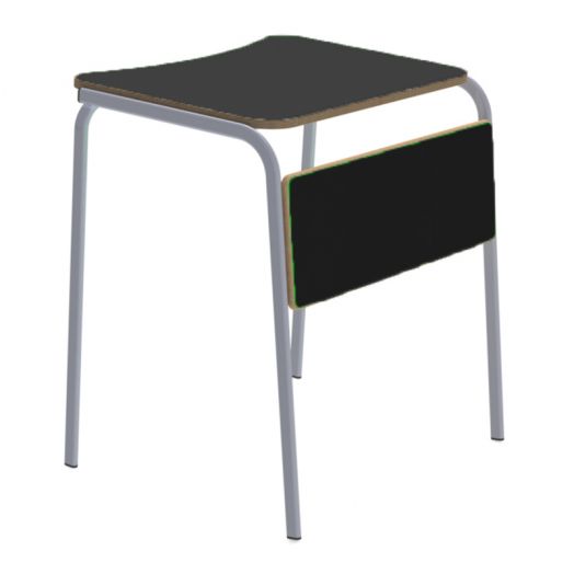 Парта штабелируемая одноместная с экраном STEP