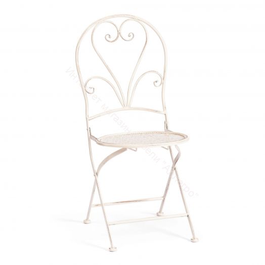 Стул Secret De Maison Love Chair (PL08-11140) стальной сплав, античный белый