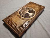 Нарды резные "Дерево жизни" большие 60