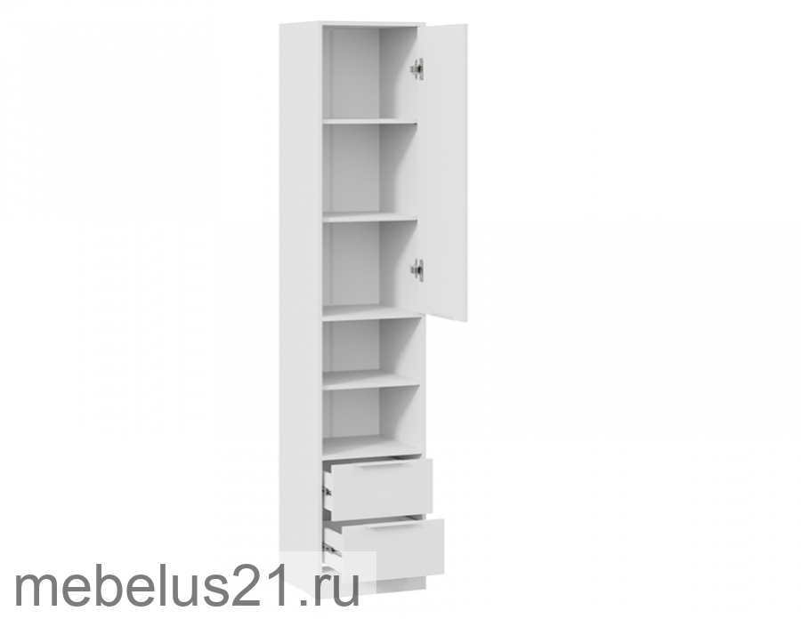 Шкаф комбинированный Марли Белый