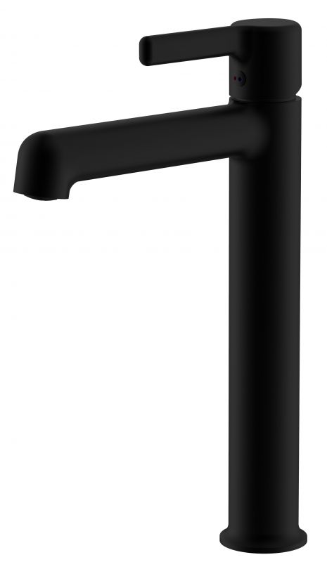 Смеситель VODA Column Black для раковины, высокий, CLM25B