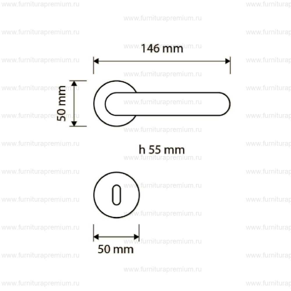 Ручка Linea Cali Token Zincral 469 RB 027