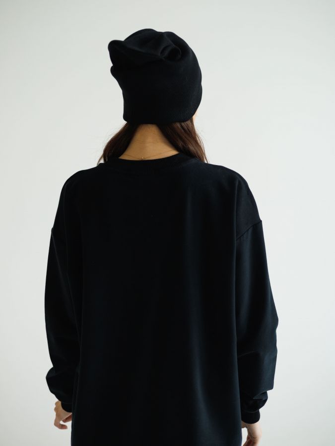 Кофта с длинным рукавом черная