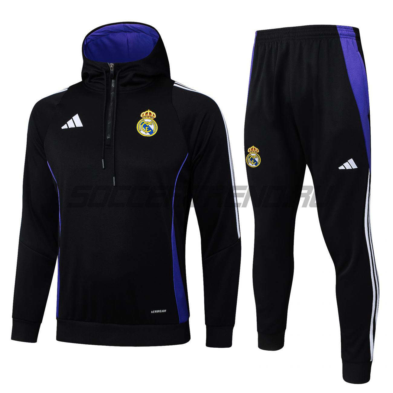 Детский тренировочный костюм с капюшоном Real Madrid 24/25