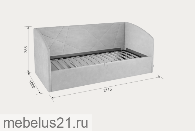 Кровать с подъемным механизмом Квест (Софа) 90х200 см