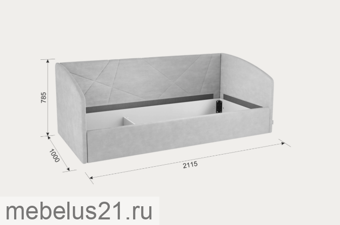 Кровать с подъемным механизмом Бест (Софа) 90х200 см
