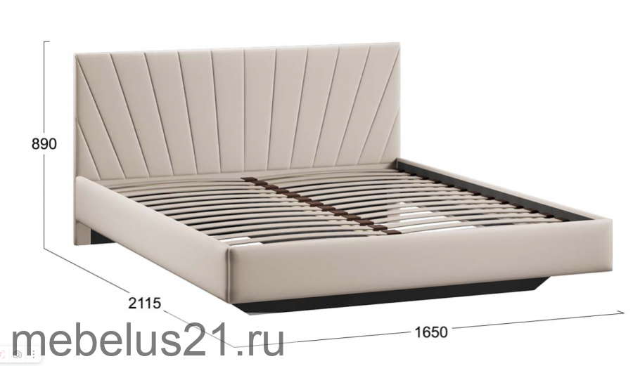 Кровать без ПМ «Эвори» Тип 1 (без подъемного механизма)