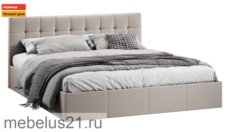 Кровать с ПМ «Эмма» (с подъемным механизмом) с заглушиной 180