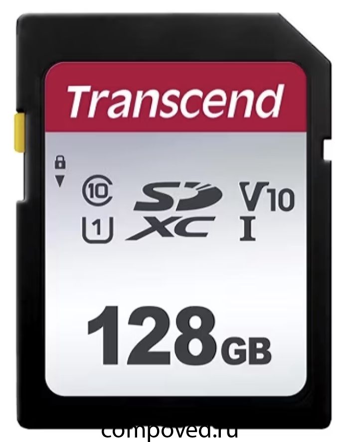 Карта памяти 128Gb SD Transcend 300S (TS128GSDC300S)