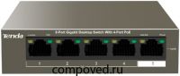 Коммутатор (свитч) Tenda TEG1105P-4-63W
