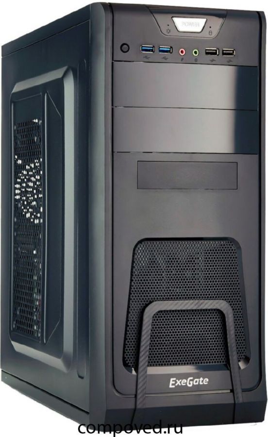 Корпус ExeGate CP-603UB 400W Black