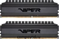 Оперативная память 16Gb DDR4 3000MHz Patriot Viper 4 Blackout (PVB416G300C6K) (2x8Gb KIT)