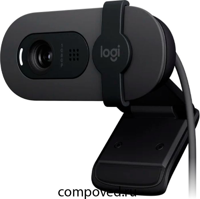 Веб-камера Logitech BRIO 90 Graphite (960-001581)
