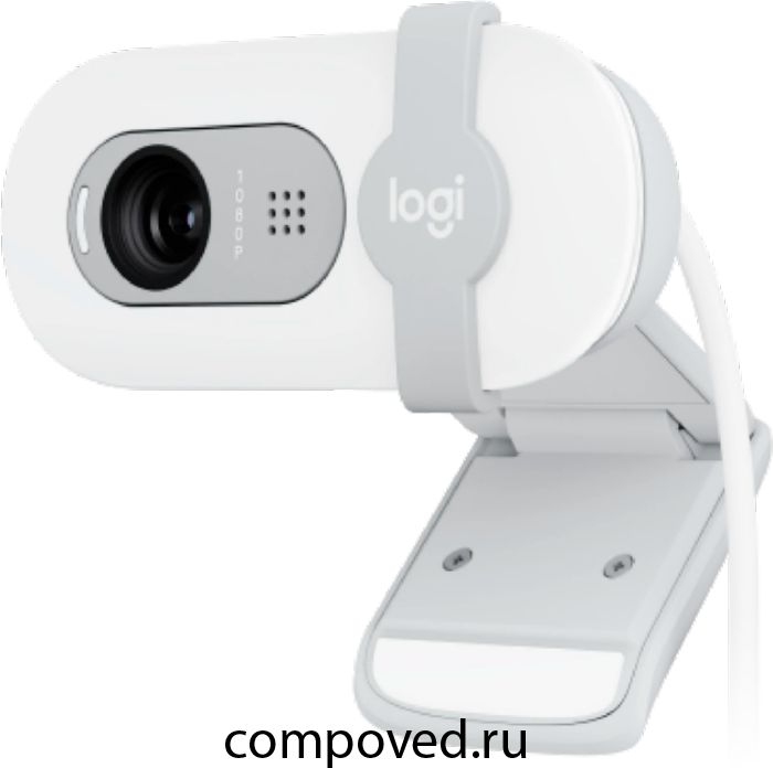 Веб-камера Logitech BRIO 100 Off-White (960-001617/1618)
