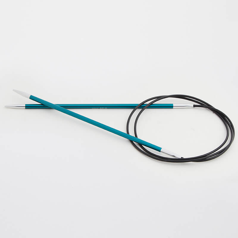 Спицы круговые Zing  KnitPro на леске 100 см