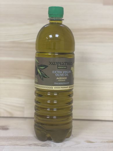 Домашнее оливковое масло Horiatiko Agrinio Extra Virgin 1 л ПЭТ