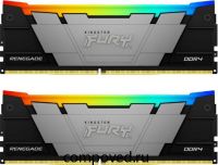 Оперативная память 16Gb DDR4 3200MHz Kingston Fury Renegade RGB (KF432C16RB2AK2/16) (2x8Gb KIT)