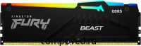 Оперативная память 16Gb DDR5 5200MHz Kingston Fury Beast RGB (KF552C40BBA-16)