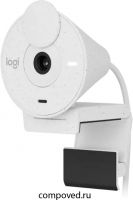 Веб-камера Logitech BRIO 300 Off-White (960-001442/1443)