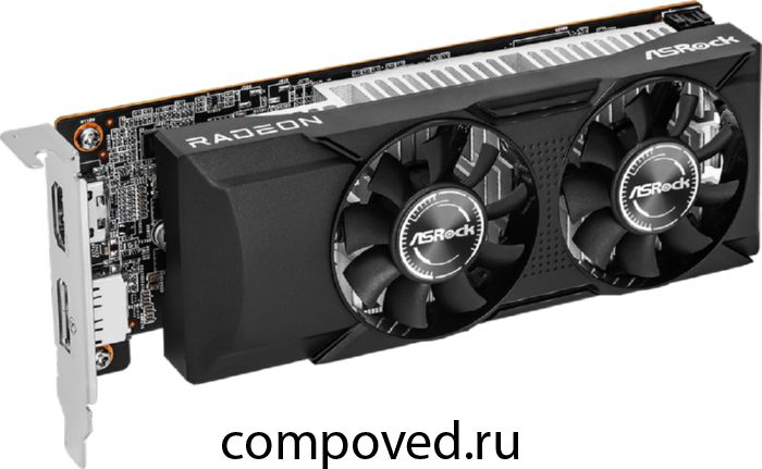 Видеокарта AMD Radeon RX 550 ASRock Low Profile 4Gb (RX550 LP 4G)