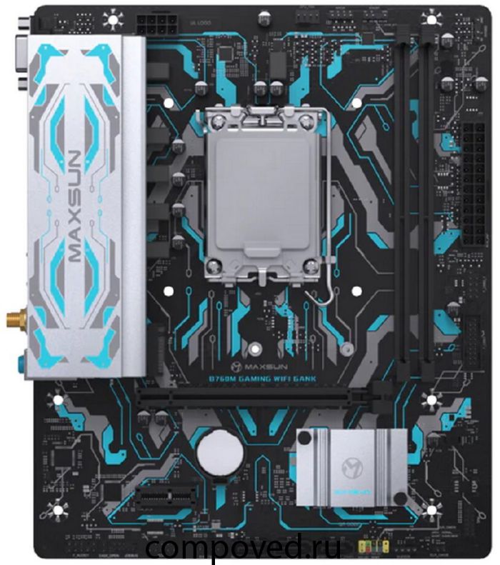 Материнская плата Maxsun B760M GAMING WIFI GANK