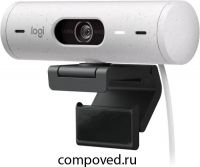 Веб-камера Logitech BRIO 500 Off-White (960-001428)