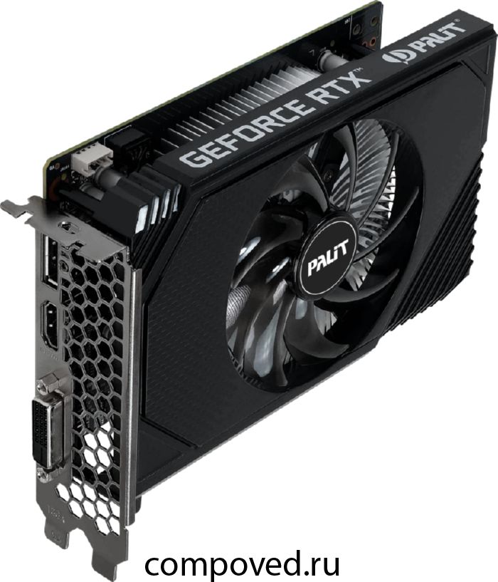 Видеокарта NVIDIA GeForce RTX 3050 Palit StormX 6Gb (NE63050018JE-1070F)