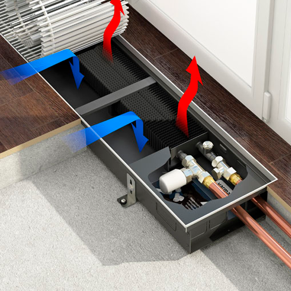 Изображение Встраиваемый в пол конвектор Varmann Ntherm N 250.90 R6200 RR U E6/EV1