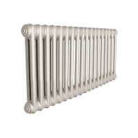 Стальной трубчатый радиатор IRSAP TESI/2 500 EL18 цвет слоновая кость CL.RAL1015 T25 нижнее подключение схема 1