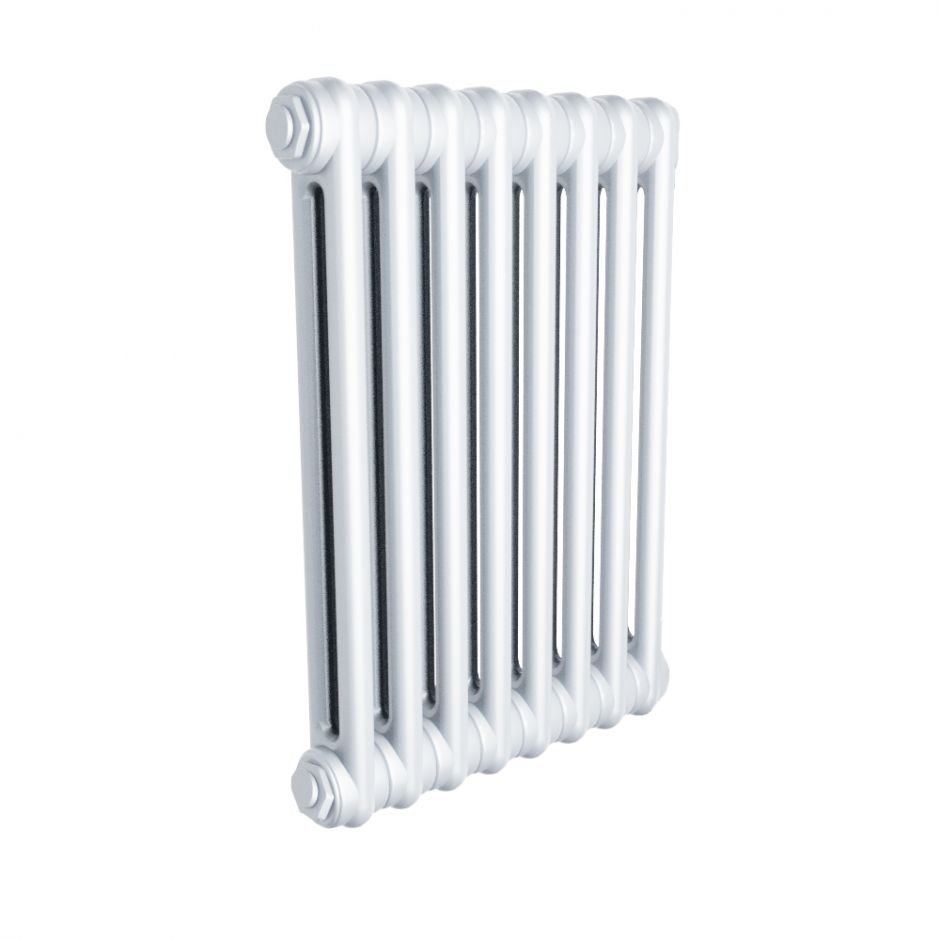 Трубчатый радиатор белого цвета IRSAP TESI/2 565 CL.01 T25 нижнее подключение нижнее подключение