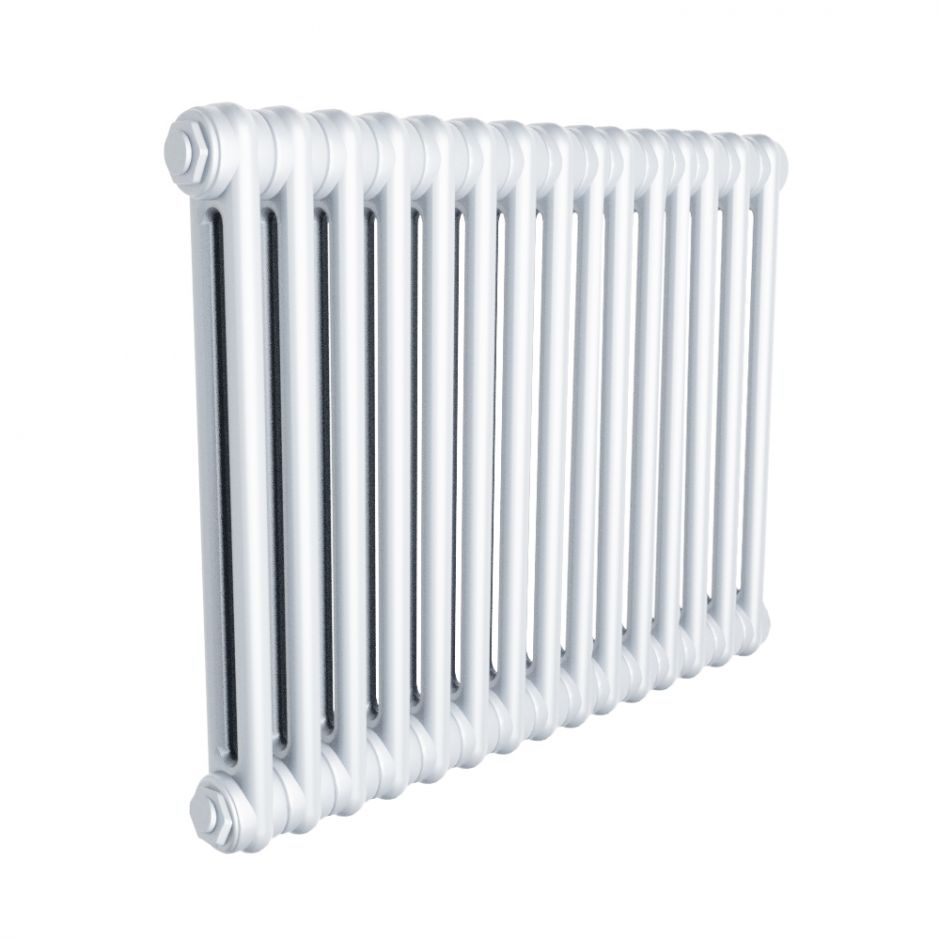 Трубчатый радиатор белого цвета IRSAP TESI/2 565 CL.01 T25 нижнее подключение нижнее подключение ФОТО