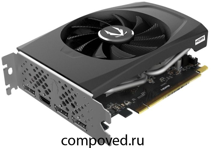 Видеокарта NVIDIA GeForce RTX 4060 Zotac Solo 8Gb (ZT-D40600G-10L)