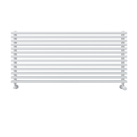 Горизонтальный радиатор с квадратными колонками КЗТО QUADRUM NEO 50 H 1500 RAL 9016 схема 4